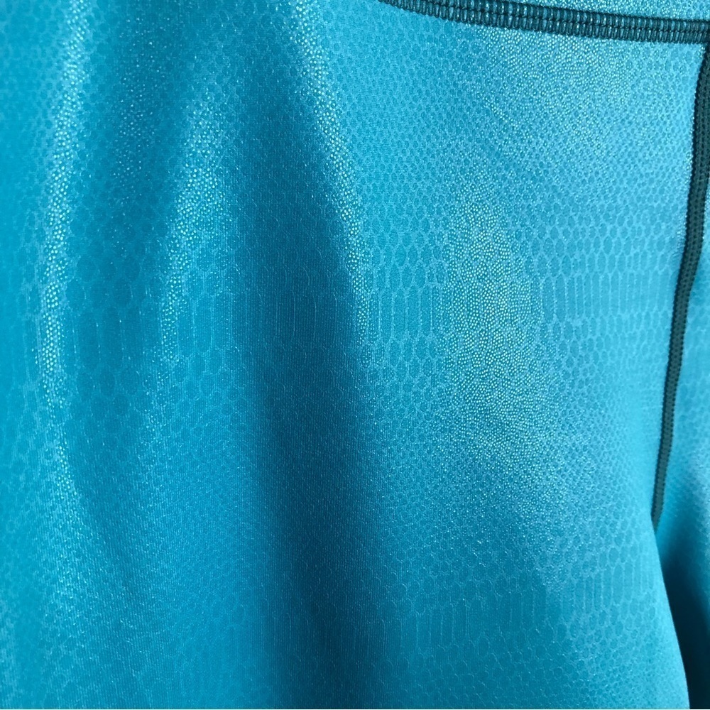 Zyia Active - Teal Venom Metallic Ombre light and tight high-rise 7/8 leggings - Picture 7 of 13